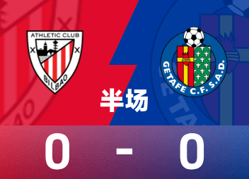 西甲半场：桑切特造险，毕包暂0-0赫塔菲